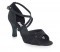 Black Glitter & Mesh Sandal  LS160103