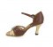 Brown & Gold Patent Leather Sandal  LS160201