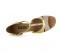 Gold Patent Sandal  LS161703