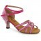 Pink Satin with Rhinestones Sandal fls1621T-4