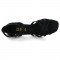 Black Satin Sandal  LS162803-1