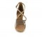Beige Patent Leather & Velvet Sandal  LS165106