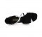 Black Nubuck & Silver Patent Sandal  LS165903