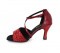 Red Sparkle & Patent Sandal  LS165909
