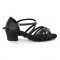 Black Synthetic Leather Sandal DC167001