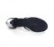 Black Nubuck Silver Patent Sandal  LS167301
