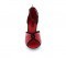 Red Patent Leather & Black Nubuck Sandal  LS167303
