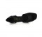Black Satin Sandal  LS168001