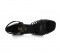 Black imitated leather Sandal  LS168605