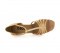Tan Satin & rhinestones on the strap Sandal  LS169301