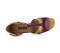 Purple Satin with Gold glitters Sandal  LS170701