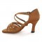 Bronze Satin Sandal  LS171003-1