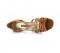 Brown Patent Leather Sandal  LS173501