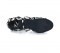 Black & white satin with Suede sole Sandal  LS174001