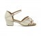 Yellow & Silver Patent Sandal with Width-Adjusted Buckle LS175004