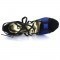 Black Sparkle & Blue Satin Sandal 177504