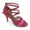 Pink Velvet & Patent Sandal adls283706