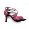 Pink Serpentine Patent Sandal adls289301