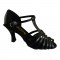 Black Synthetic Leather Sandal adls374101