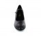Black Leather Pump  LP680203s