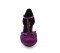 Purple Satin Pump  LP684302-1F