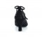 Black satin & sequins Pump  LP685304