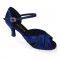 Royal Blue Satin & Sparkle Sandal adls89912
