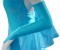 Aqua Blue Lycra & Chiffon Dress  SZ-HYJ-B063