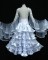 Silver Lycra &Silk Fabric Dress  SZ-HYJ-B1100
