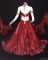 Burgandy Spandex &Silk Fabric Dress  SZ-HYJ-B1106