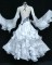 White Spandex & Chiffon Dress  SZ-HYJ-B1112