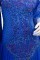 Blue Lace & Chiffon Gown  SZ-HYJ-B171