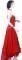 Red Lycra & Chiffon Gown  SZ-HYJ-B208